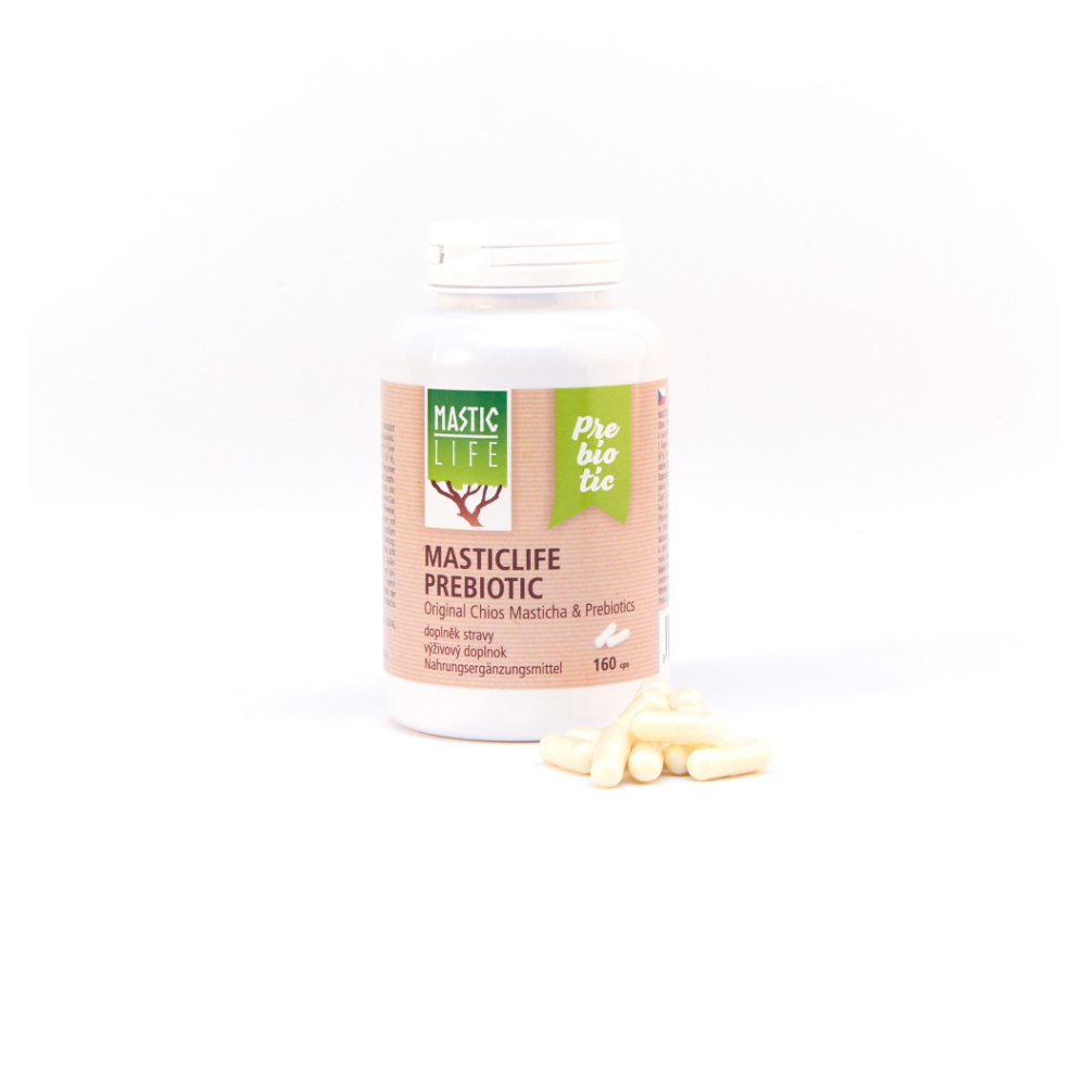 E-shop MASTICLIFE Prebiotic chios Masticha 160 kapsúl