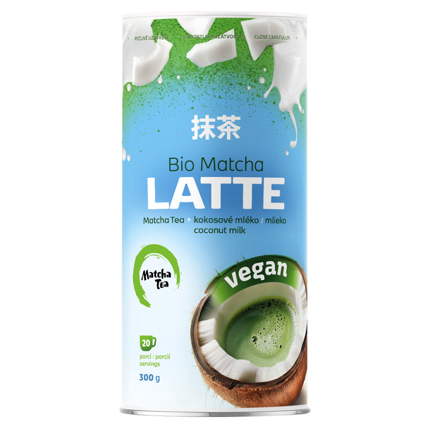 Matcha Tea Matcha Latte Vegan BIO prášok na prípravu nápoja s matchou 300 g