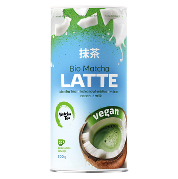 MATCHA TEA Vegan latte BIO 300 g (Matcha tea) - Viaczložkové, BIO, Postupné uvoľňovanie