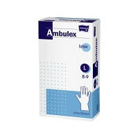 MATOPAT Ambulex rukavice latexové jemne pudrované L 100 kusov