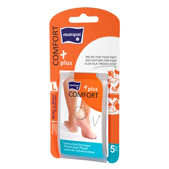 MATOPAT Comfort Plus hydrokoloidná náplasť L 42 x 68 mm 5 kusov (Náplaste) - Hydrokoloidné