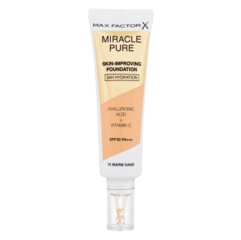 MAX FACTOR Hydratačný make-up Miracle Pure, 30 ml Odtieň 70 Warm Sand (Make-up) - Dekoratívne