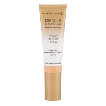 MAX FACTOR Make-up Miracle Touch Second Skin SPF 20, 30 ml, 06 Golden Medium (Make-up) - Dekoratívne