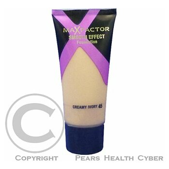 Max Factor Smooth Effect Foundation 30ml odtieň 45 Creamy Ivory (Make-up)