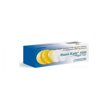 MAXI-KALZ 1000 mg 10 šumivých tabliet