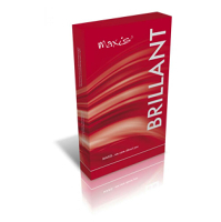 MAXIS Brillant stehenné pančuchy krátke čipka bronz bez špičky