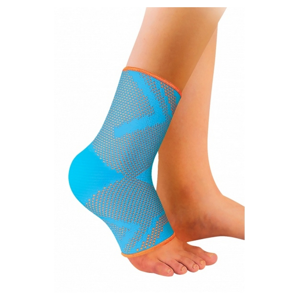 MAXIS S-line premium kompresný návlek na členok tyrkysový, Veľkosť: S