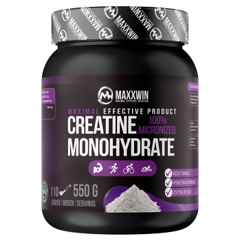 MAXXWIN 100% Creatin monohydrate 550 g, poškodený obal (Monohydrát)