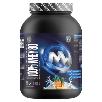 MAXXWIN 100% Whey protein 80 ananás 2200 g