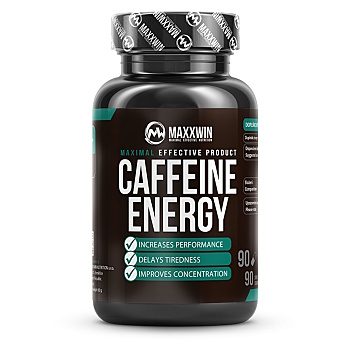MAXXWIN Caffeine energy 90 kapsúl (Počas tréningu)