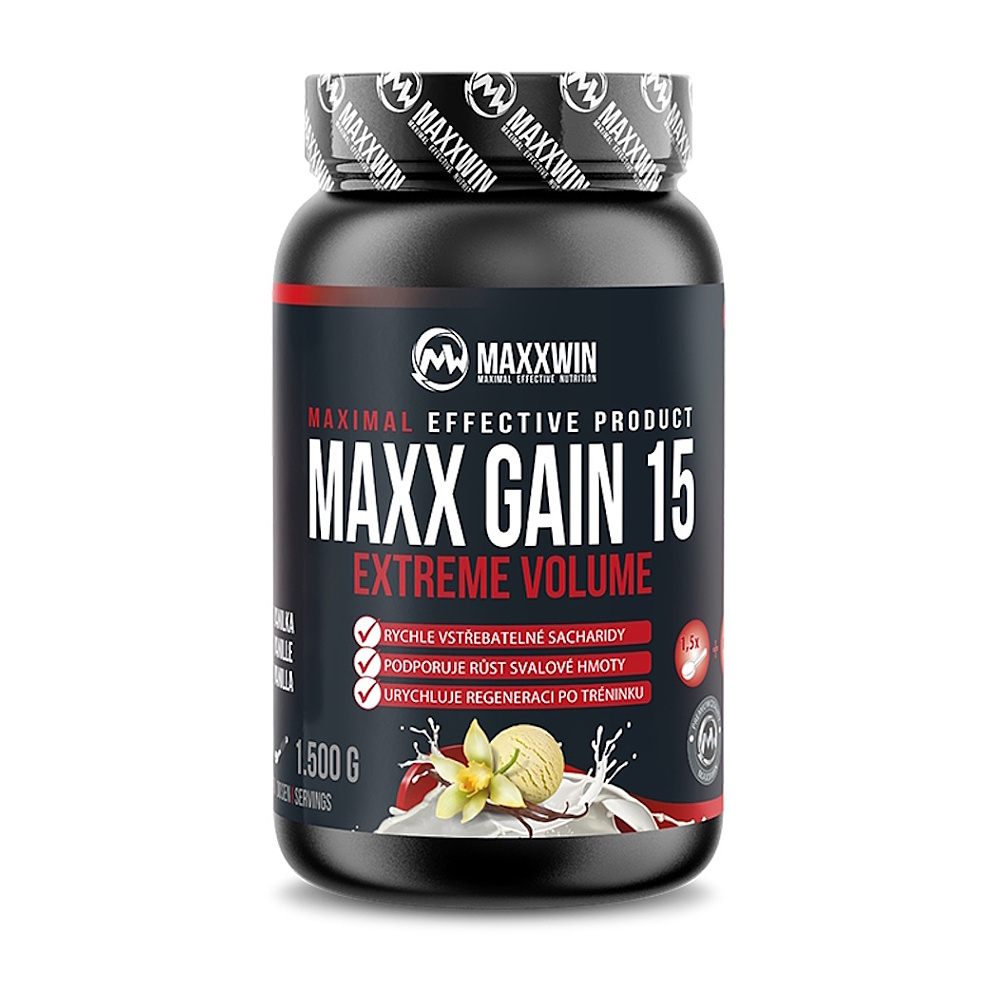 MAXXWIN Maxx gain 15 sacharidový nápoj príchuť vanilka 1500 g
