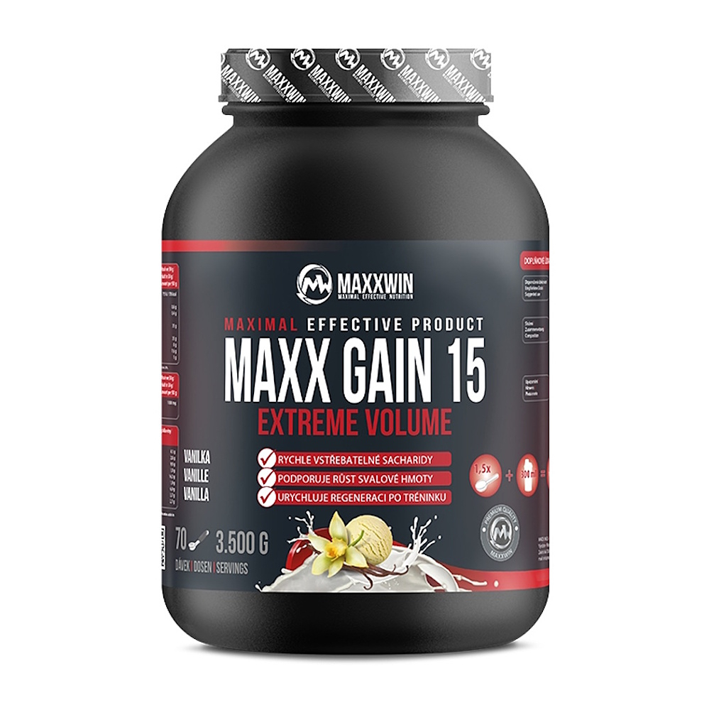 MAXXWIN Maxx gain 15 sacharidový nápoj príchuť vanilka 3500 g