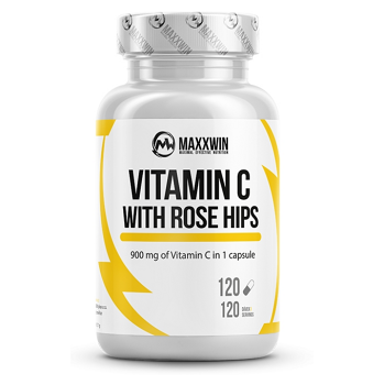 MAXXWIN Vitamín C s extraktom zo šípok 120 kapsúl