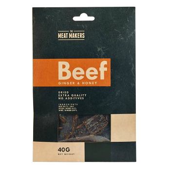 MEAT MAKERS Beef Jerky Ginger & Honey 40 g