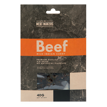 MEAT MAKERS Beef Jerky Mild Indian Curry 40 g
