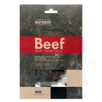 MEAT MAKERS  Beef Jerky Sweet Asian Chilli 40 g