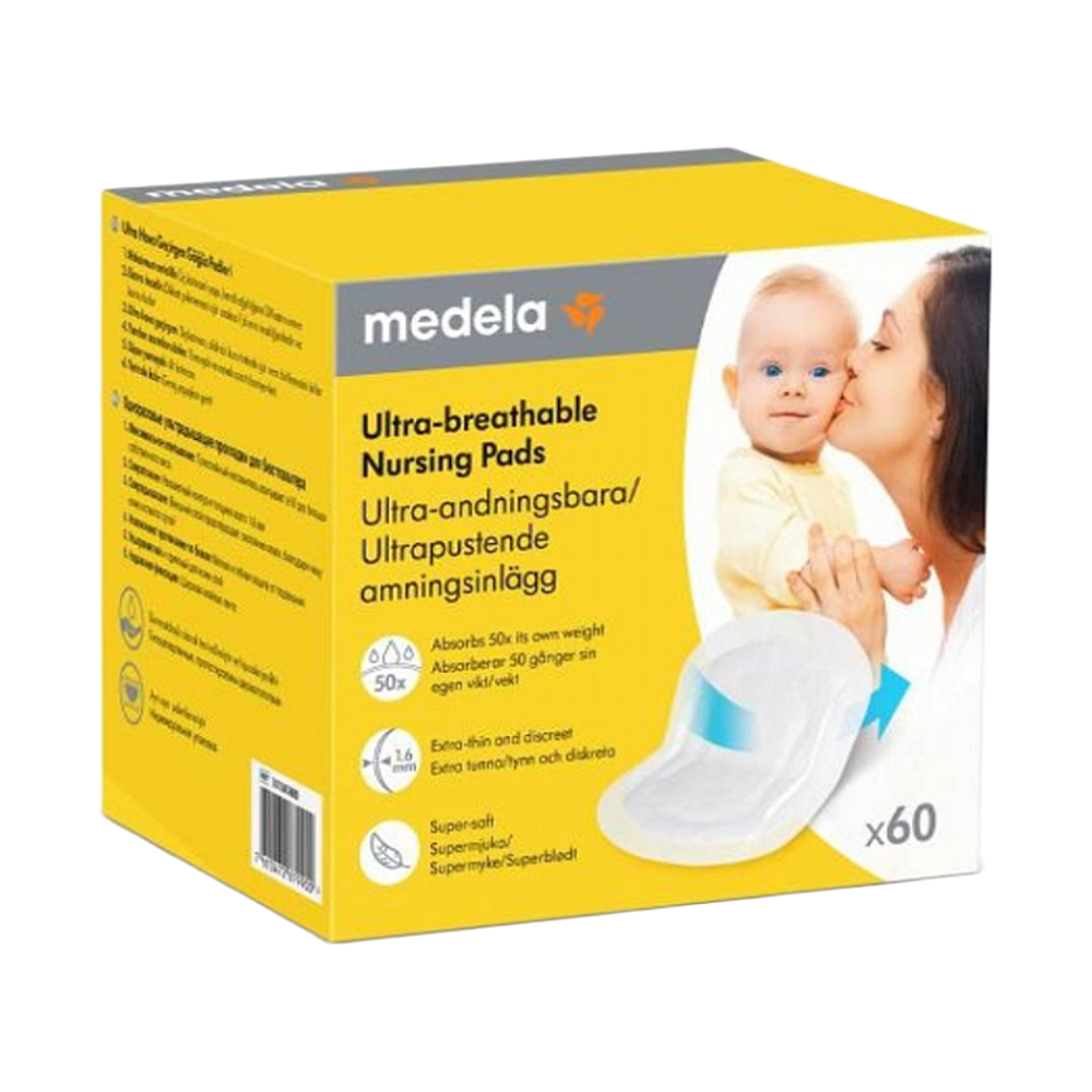 Medela Ultra-breathable Nursing Pads jednorazové vložky do podprsenky 60 ks kúpite na Mojalekaren.sk