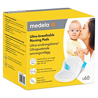 MEDELA Prsné vložky jednorazové ultra priedušné 60 kusov