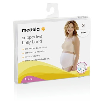 MEDELA Tehotenský brušný pás S biela 1 ks (Tehotenské nohavičky) - obrázok 3/4