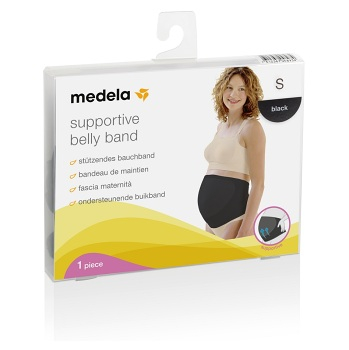 MEDELA Tehotenský brušný pás S čierna 1 ks (Tehotenské nohavičky) - obrázok 2/3