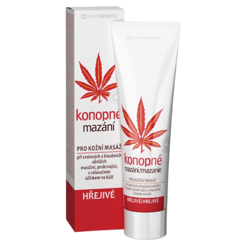 E-shop MEDICPROGRESS Konopné mazanie hrejivé 100 ml