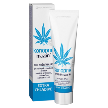 MEDICPROGRESS Konopné mazanie Extra chladivé 100 ml (Masážne balzamy, emulzie)