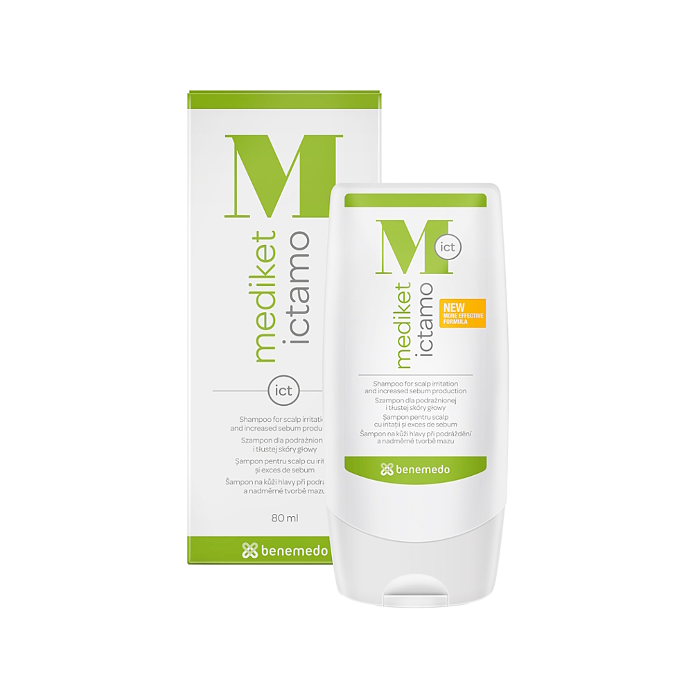 MEDIKET Ictamo šampón mastné lupiny a seborea 80 ml