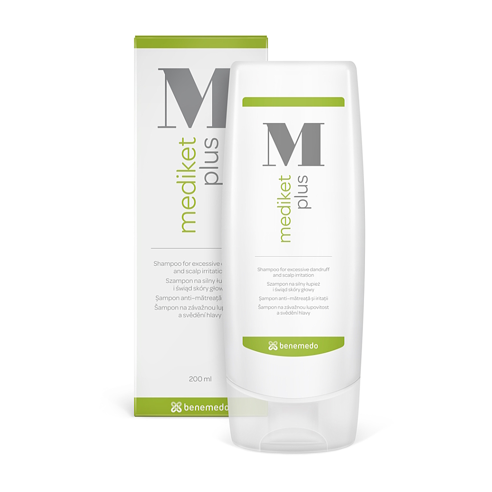 MEDIKET Plus šampón suché a mastné lupiny 200 ml