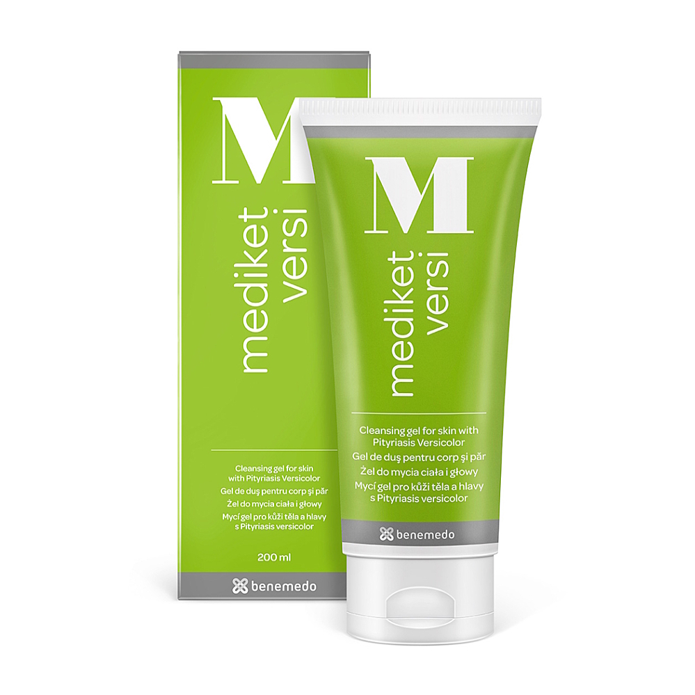 MEDIKET Versi umývací gél Pityriasis versicolor 200 ml