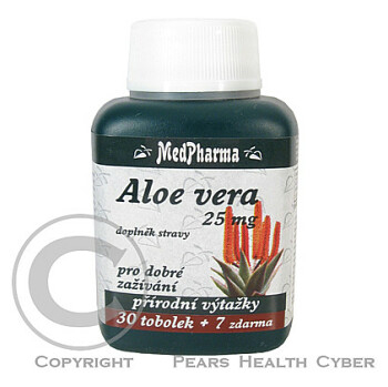 MEDPHARMA Aloe vera 25 mg 37 tabliet