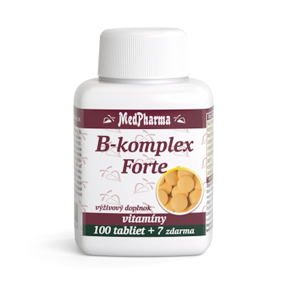 MedPharma B-komplex Forte tablety na podporu energetického metabolizmu 107 tbl