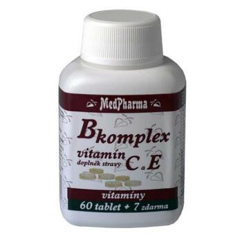 MedPharma B-komplex + vitamín C + vitamín E tbl. 67