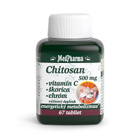 MEDPHARMA Chitosan 500 mg s vitamínom C 67 tabliet