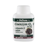 MEDPHARMA Coenzym Q10 30 mg + vitamín E + selén 67 tobolek