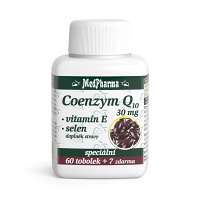 MEDPHARMA Coenzym Q10 30 mg + vitamín E + selén 67 tobolek