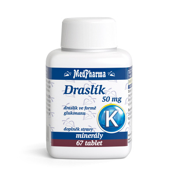 MEDPHARMA Draslík 50 mg 67 tabliet (Energia, únava) - Jednozložkové