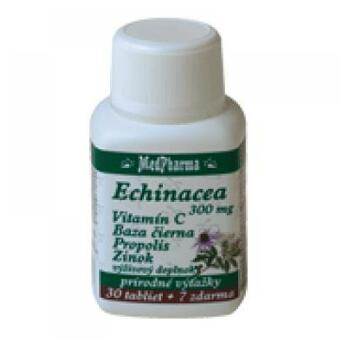 MedPharma ECHINACEA 300 mg+vit.C+baza+propolis+Zn tbl 30+7 zadarmo (37 ks)