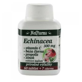 MedPharma ECHINACEA 300 mg+vit.C+baza+propolis+Zn tbl 60+7 zadarmo (67 ks)