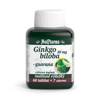 MEDPHARMA Ginkgo biloba 30 mg + guarana 67 tabliet