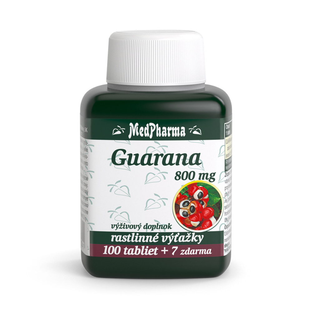 E-shop MEDPHARMA Guarana 800 mg 107 tabliet