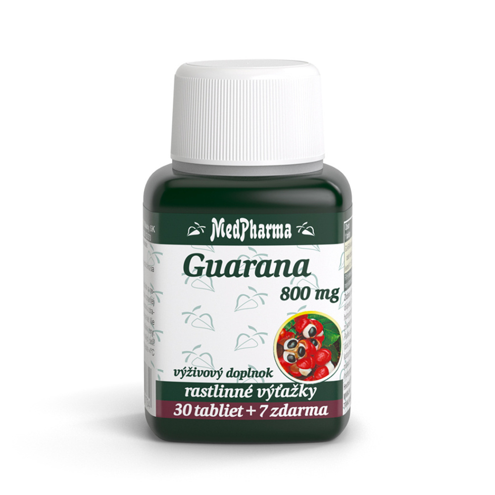E-shop MEDPHARMA Guarana 800 mg 37 tabliet