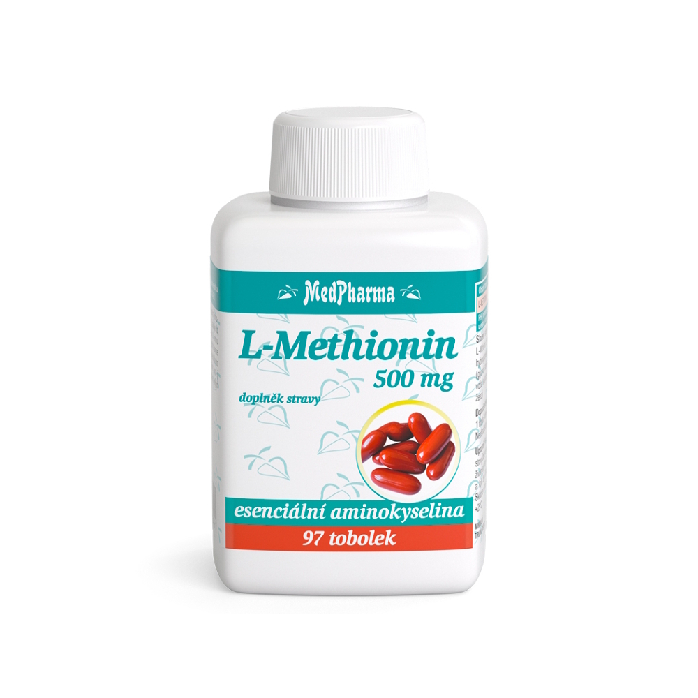 MedPharma L-Methionin 500 mg tobolky na podporu detoxikácie organizmu 97 tbl kúpite na Mojalekaren.sk