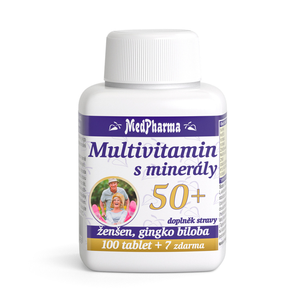 MEDPHARMA Multivitamín s minerálmi 50+ 107 tablet kúpite na Mojalekaren.sk