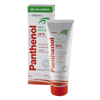 MEDPHARMA Panthenol 10% Sensitive telové mlieko 200 ml + 30 ml ZDARMA