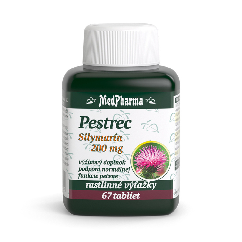 MedPharma PESTREC Silymarín 200 mg kúpite na Mojalekaren.sk