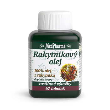 MEDPHARMA Rakytníkový olej 60 mg 67 tabliet (Rakytník) - Prírodné, Jednozložkové