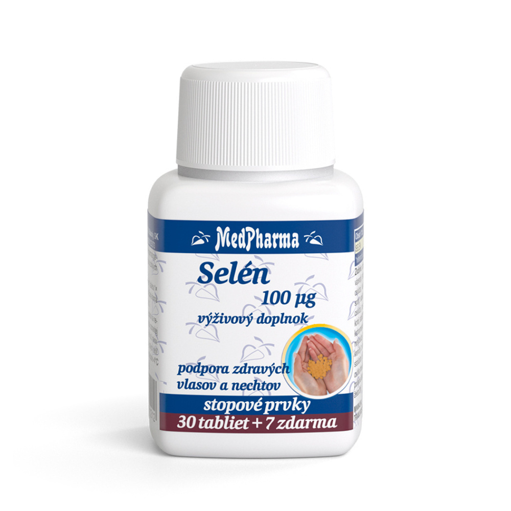 MedPharma Selen 100 µg tablety pre správne fungovanie organizmu a normálny stav vlasov a nechtov 107 tbl kúpite na Mojalekaren.sk