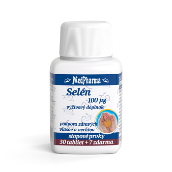MEDPHARMA Selén 100 mcg 37 tabliet (Viaczložkové)