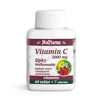 MEDPHARMA Vitamín C 1000 mg so šípkami 67 tabliet