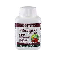 MEDPHARMA Vitamín C 1000 mg so šípkami 67 tabliet